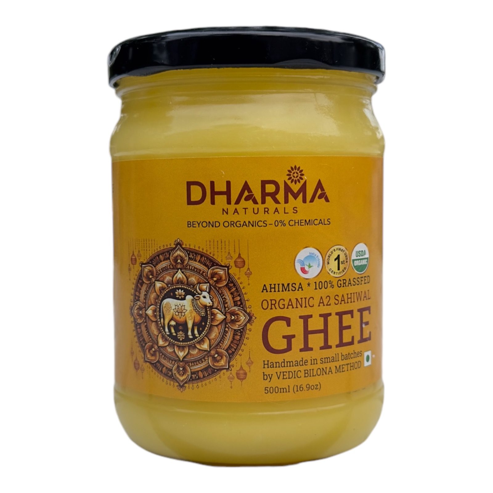 Dharma Naturals Organic A2 Sahiwal Cow Ghee - Image 2